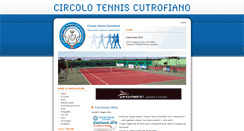 Desktop Screenshot of circolotenniscutrofiano.it